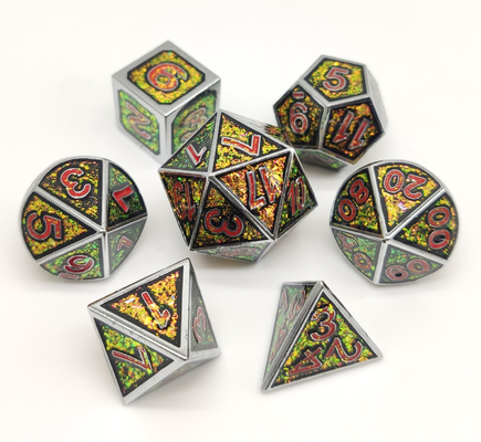 Os dados do RPG da precisão do CE ajustaram resistente multifuncional para Dungeon e dragões