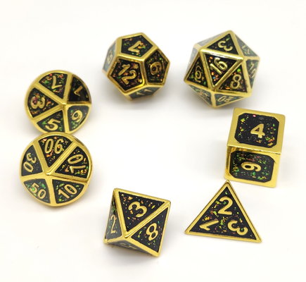 Do grupo prático dos dados do RPG de GST metal poliédrico feito a mão de múltiplos propósitos