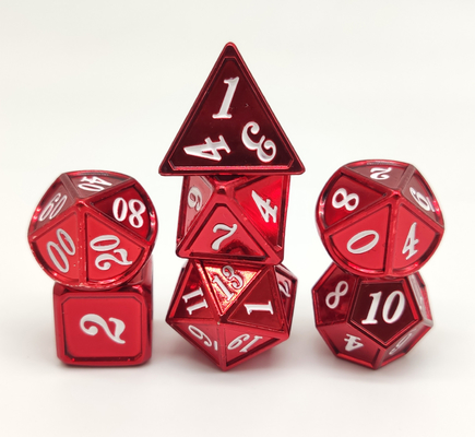 Desgaste feito a mão dos dados do RPG do metal - prático de múltiplos propósitos resistente