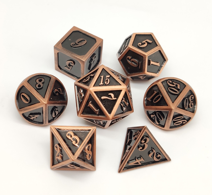 O RPG Tabletop do metal do jogo corta a cinzeladura excelente antiusura durável