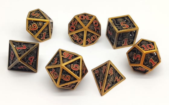 Dados portáteis do metal do OEM micro, grupo de pouco peso dos dados da borda afiada