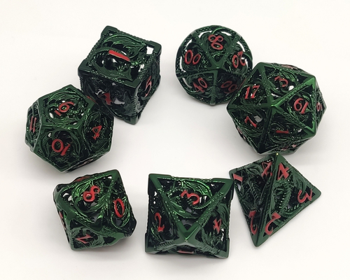 Bens práticos dos dados poliédricos frescos feitos a mão do metal para Shadowrun