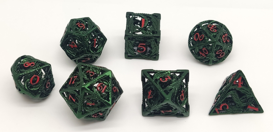Bens práticos dos dados poliédricos frescos feitos a mão do metal para Shadowrun