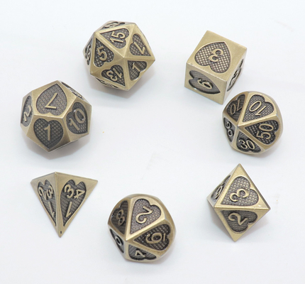 Os dados Roleplaying Nontoxic do jogo ajustaram o desgaste - peso leve resistente