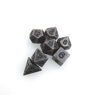 O mini RPG resistente Nontoxic afiado puro corta dados minúsculos de múltiplos propósitos práticos do metal