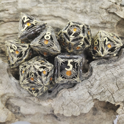 Dados de RPG de precisão resistentes ao desgaste Dados de resina afiada Dados poliédricos práticos