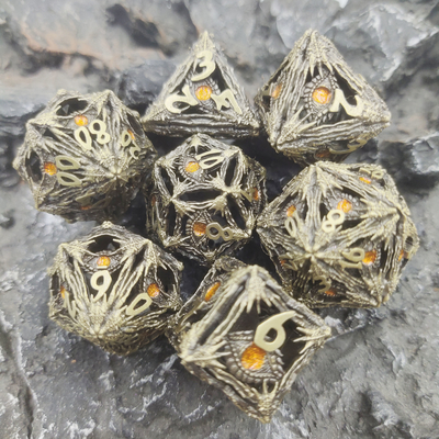 Dados de RPG de precisão resistentes ao desgaste Dados de resina afiada Dados poliédricos práticos