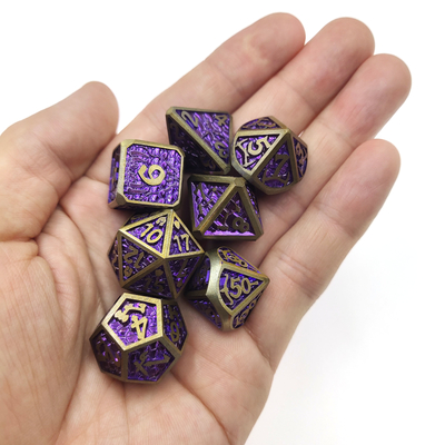 Mini RPG Dado 7 Peças Tiny Polyhedral Set Magic the Collect Chip Dice Sets