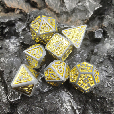 Jogo para a alta temperatura do RPG de Mini Supplier Polyhedral do grupo dos dados do adulto DND