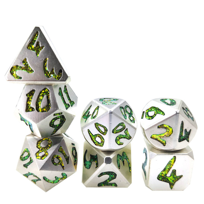 Os dados SetISO9001 do RPG pintaram RPG DiceOdorless Mini Polyhedral Dice Set