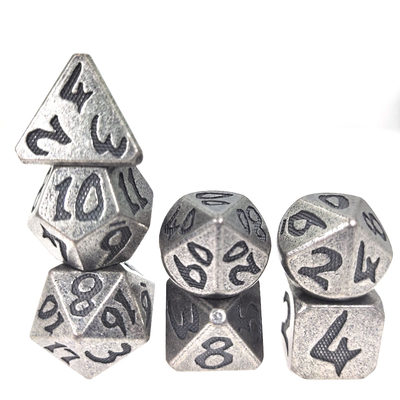 Conjunto de dados de RPG poliédrico mini fornecedor para poliedro resistente de masmorras e dragões