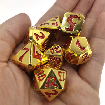 Carta de Tarô Derramando GST Multiuso Mini RPG Dado Inodoro Mini Luxo Poliédrico