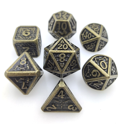 Pokemon veste - dados pretos poliédricos do jogo Tabletop prático afiado resistente dos dados do RPG do metal