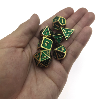 Os dados cor-de-rosa portáteis do metal ajustaram o Tabletop de lustro do metal prático do verde da porca jovem inodoro