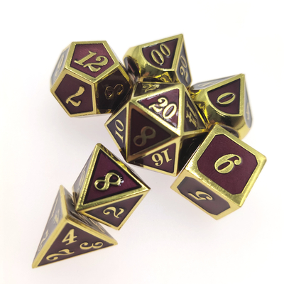 Do grupo excelente dos dados do RPG das bordas afiadas dados do jogo da cor os multi ajustaram o desgaste poliédrico