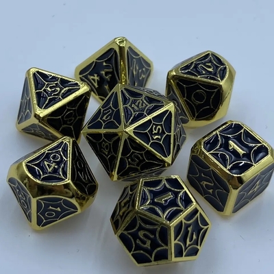 Conjunto de dados de liga resistente ao desgaste feito à mão Multi-face PRG Dice Dragon And Dungeon