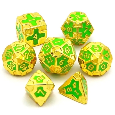 CE Precision RPG Set de dados poliédricos OEM Material de liga a granel não tóxico KTV Bar