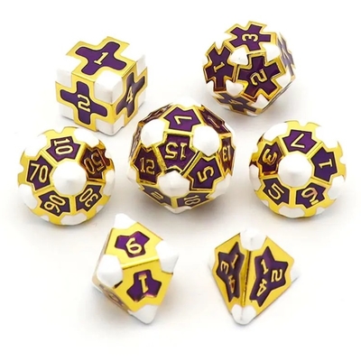 CE Precision RPG Set de dados poliédricos OEM Material de liga a granel não tóxico KTV Bar