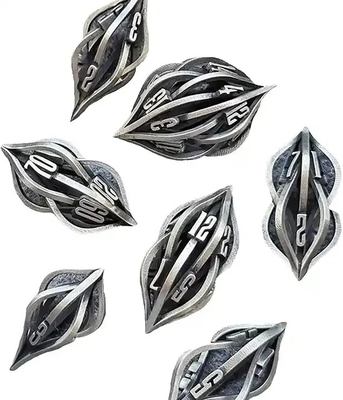 Impressão 3D Cthulhu Quadros de Metal Oculto Set de 7 Peças Dragon And Dungeon DND RPG