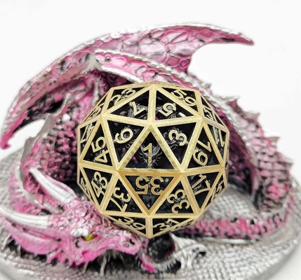 60D Macrobine Zinc Alloy Metal Dice Set Descrição exclusiva