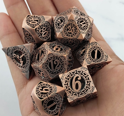 Back To Metal Dice Set Kusalukono Multi Facial COC DND RPG dados