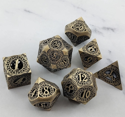 Back To Metal Dice Set Kusalukono Multi Facial COC DND RPG dados