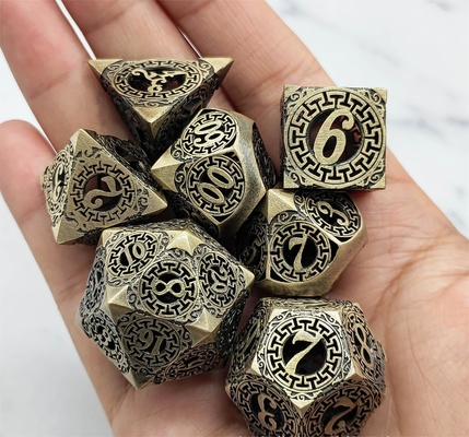Back To Metal Dice Set Kusalukono Multi Facial COC DND RPG dados