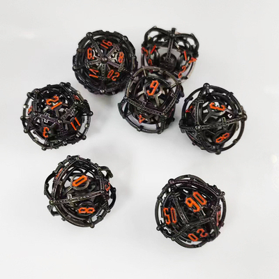Sonoridade Perla RPG Metal Cabeça de Dado Conjunto DND Cisu 16mm Liso