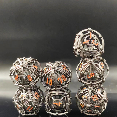 Sonoridade Perla RPG Metal Cabeça de Dado Conjunto DND Cisu 16mm Liso