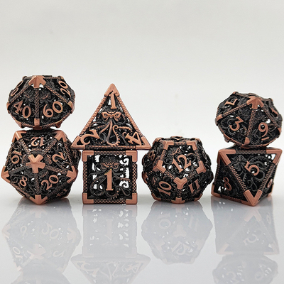 Octopus Hollow Metal Multi Face Dice Set Budemen Dungeon e Dragon DND