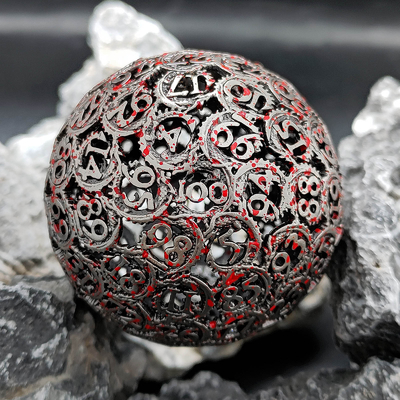 Panlong Hollow 100D Metal Dice Set Dungeon e Dragão DND#RPG#COC
