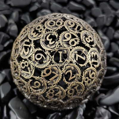 Panlong Hollow 100D Metal Dice Set Dungeon e Dragão DND#RPG#COC