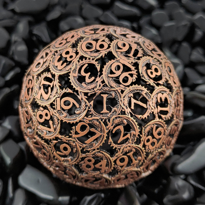 Panlong Hollow 100D Metal Dice Set Dungeon e Dragão DND#RPG#COC