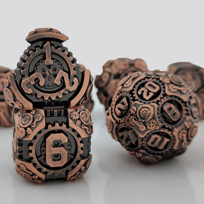 Metal Gear Dice Set DND Dungeons And Dragons TRPG Tabela de dados poliédricos D6
