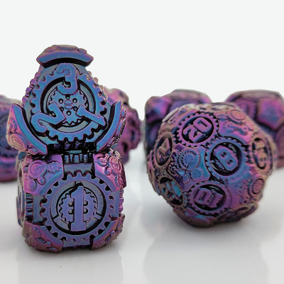 Metal Gear Dice Set DND Dungeons And Dragons TRPG Tabela de dados poliédricos D6