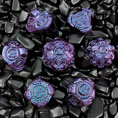 Metal Gear Dice Set DND Dungeons And Dragons TRPG Tabela de dados poliédricos D6