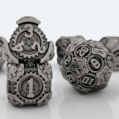 Metal Gear Dice Set DND Dungeons And Dragons TRPG Tabela de dados poliédricos D6