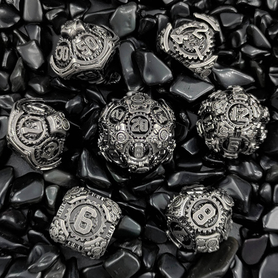 Metal Gear Dice Set DND Dungeons And Dragons TRPG Tabela de dados poliédricos D6