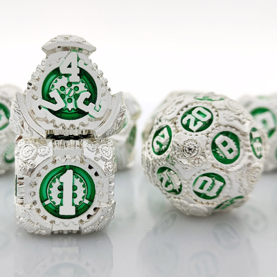 Metal Gear Dice Set DND Dungeons And Dragons TRPG Tabela de dados poliédricos D6
