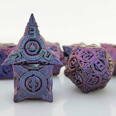 Metal Metropolitan Zinc Dice Torre Eiffel A chamada de Kisulu DND#RPG feita à mão