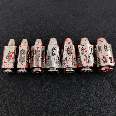 Bullet Head Multiface Metal Dice Set Descrição