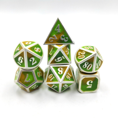 DND RPG Mini Metal Dice Running Group Game Para jogos de tabuleiro Multi -face
