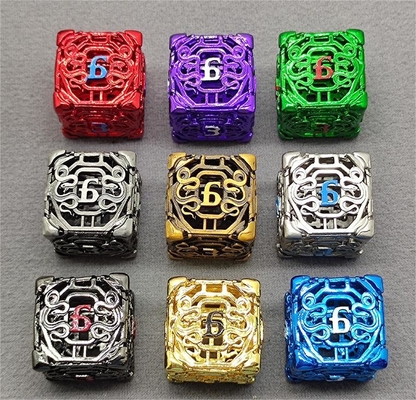 Chongtian Serpente Hull Metal Dice Set Multi-facetado jogo de mesa #Dnd#Rpg#Coc