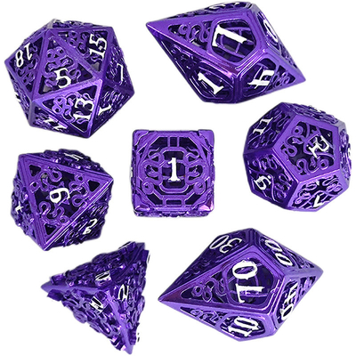 Chongtian Serpente Hull Metal Dice Set Multi-facetado jogo de mesa #Dnd#Rpg#Coc