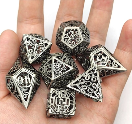 Chongtian Serpente Hull Metal Dice Set Multi-facetado jogo de mesa #Dnd#Rpg#Coc