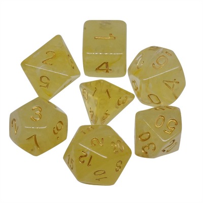 Margem Aguda Fumo Laranja Dados de Resina Multidirecionais Para Crianças Praticar Matemática Mental Aritmética