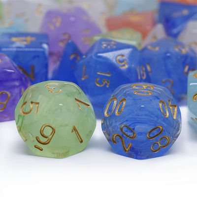 Margem Aguda Fumo Laranja Dados de Resina Multidirecionais Para Crianças Praticar Matemática Mental Aritmética
