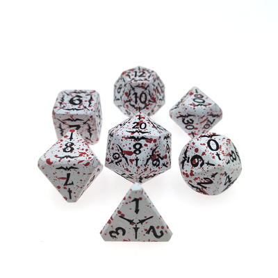 Águia de metal sólido multi-face de papel-jogo de dados World of Warcraft