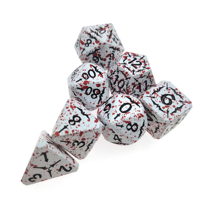 Águia de metal sólido multi-face de papel-jogo de dados World of Warcraft