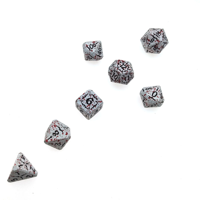Águia de metal sólido multi-face de papel-jogo de dados World of Warcraft